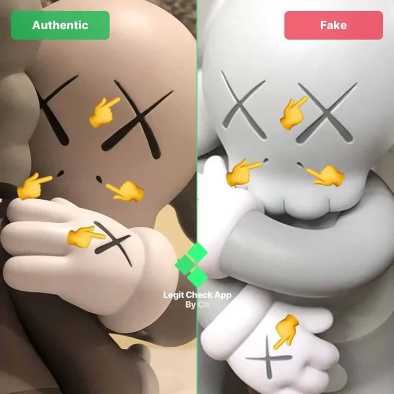 Kaws Figure Authentication: Genuine vs. Fake Paint Detail
