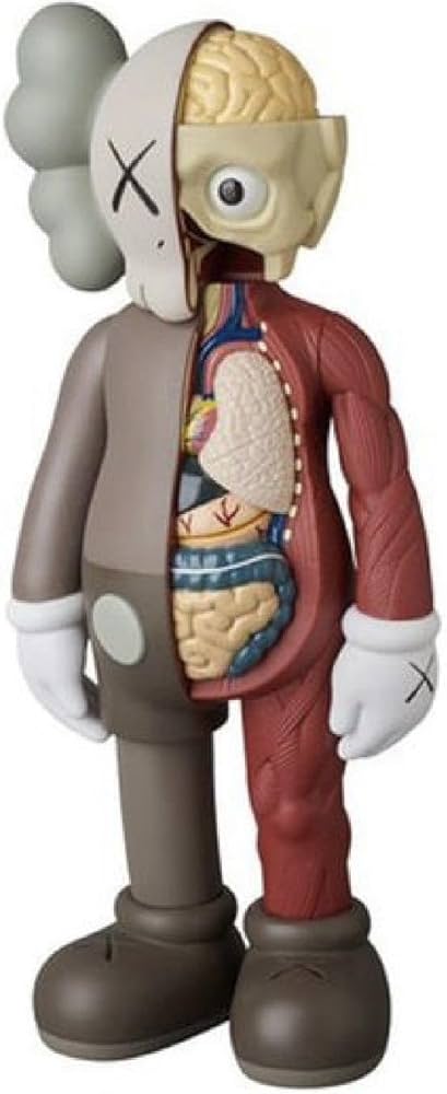 KAWS Companion (Flayed) Open Edition Vinyl Figure - Brown
