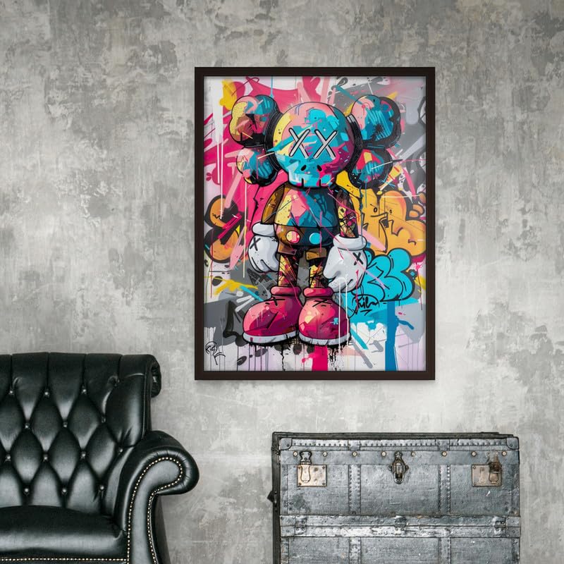 KAWS Collaborative Street Art Piece
