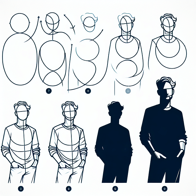refining shapes into a character outline
