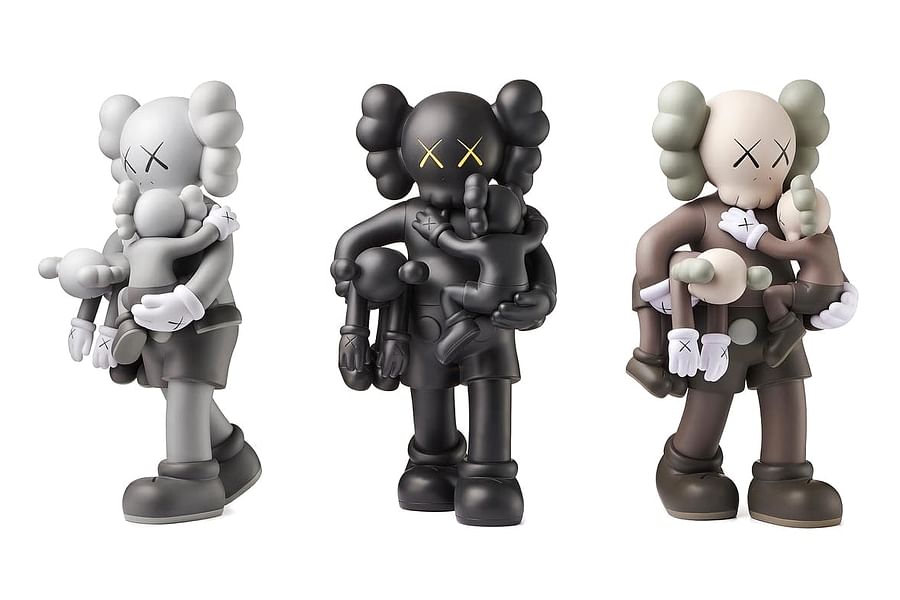 Kaws Companion monochromatic