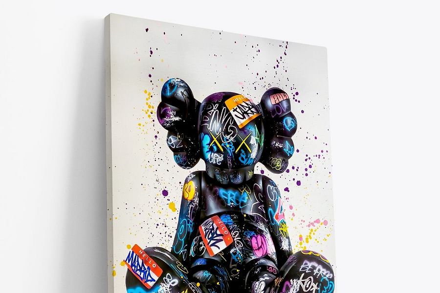 Kaws painting pop art