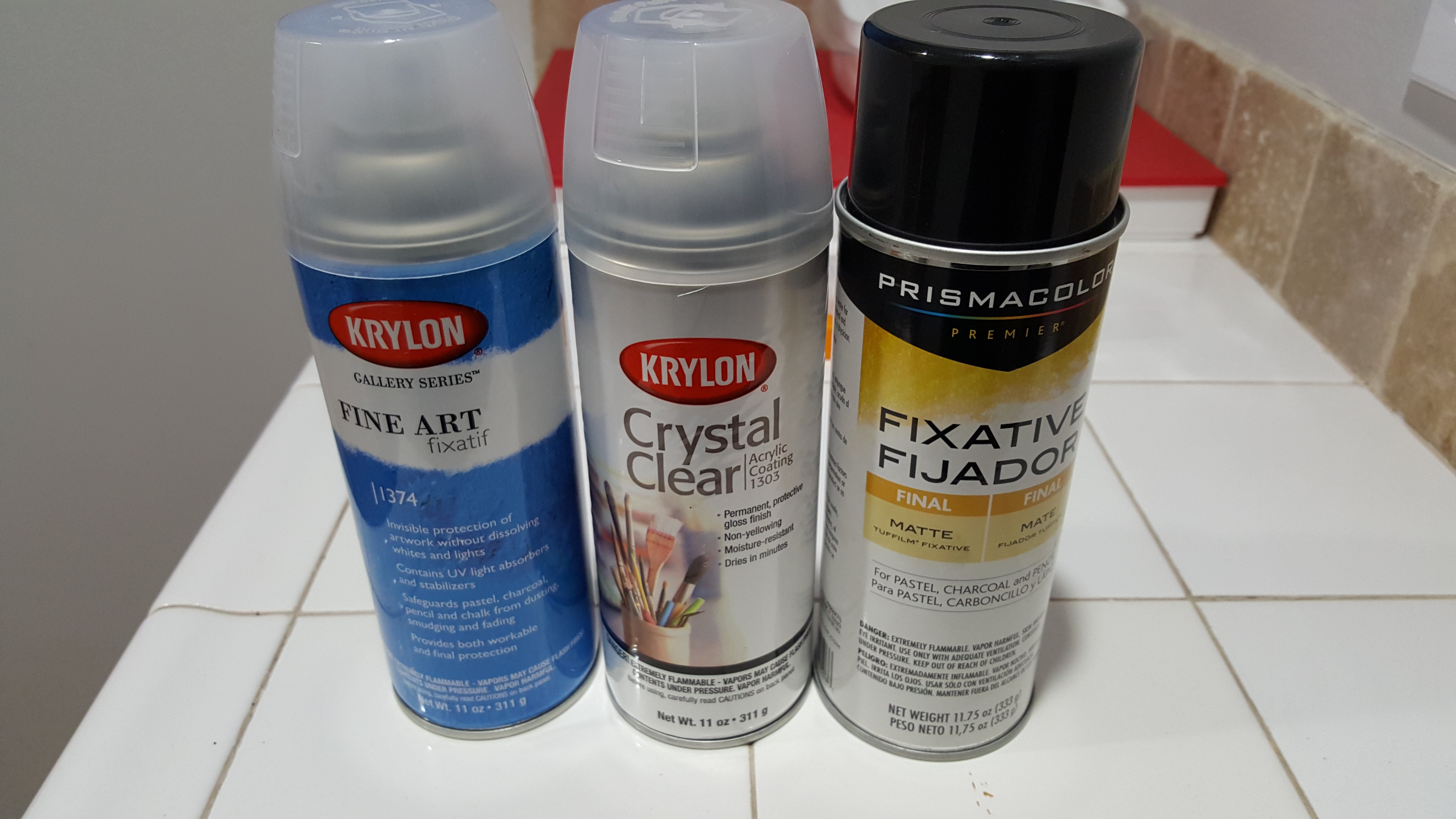 Protective Spray for Drawings