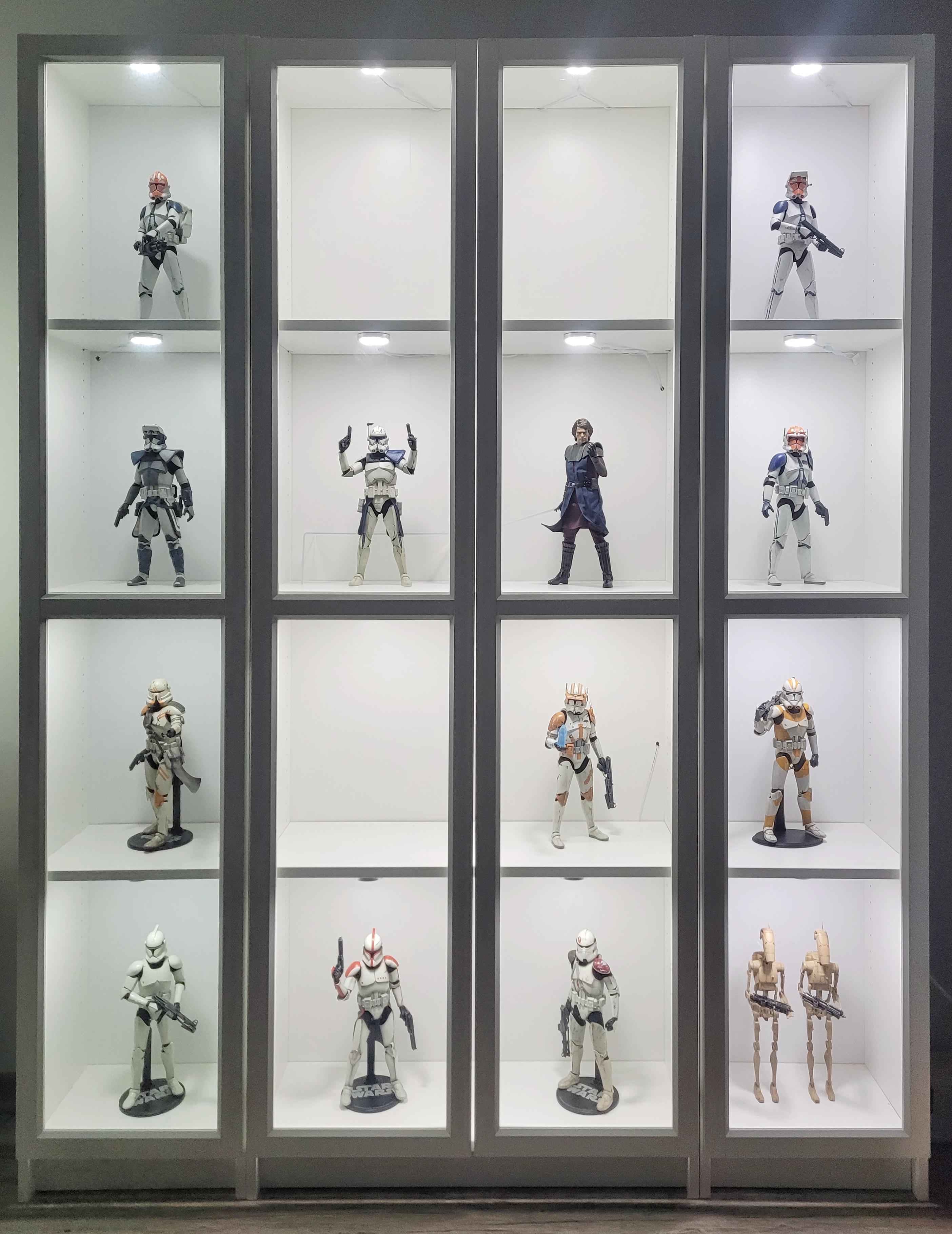 displaying collectible figures