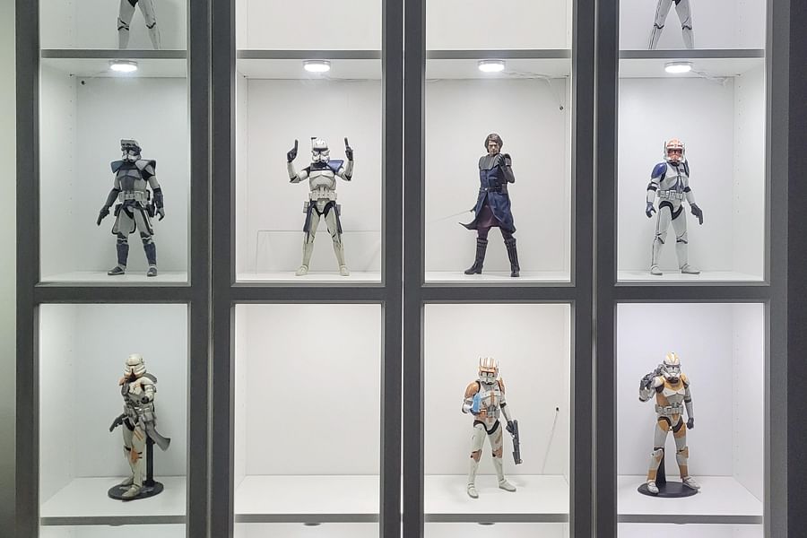 displaying collectible figures