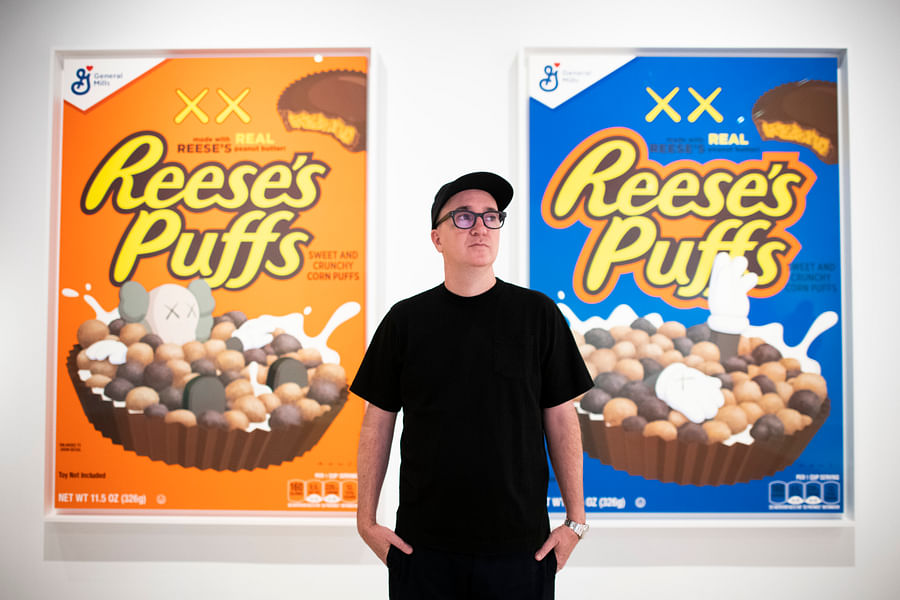 KAWS Reese's Puffs Artwork