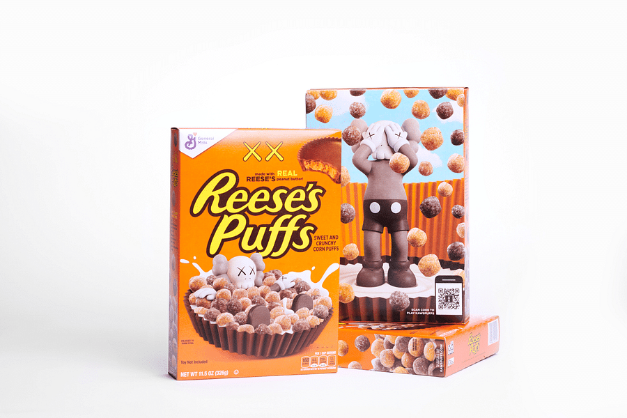 Limited Edition KAWS Reese's Puffs