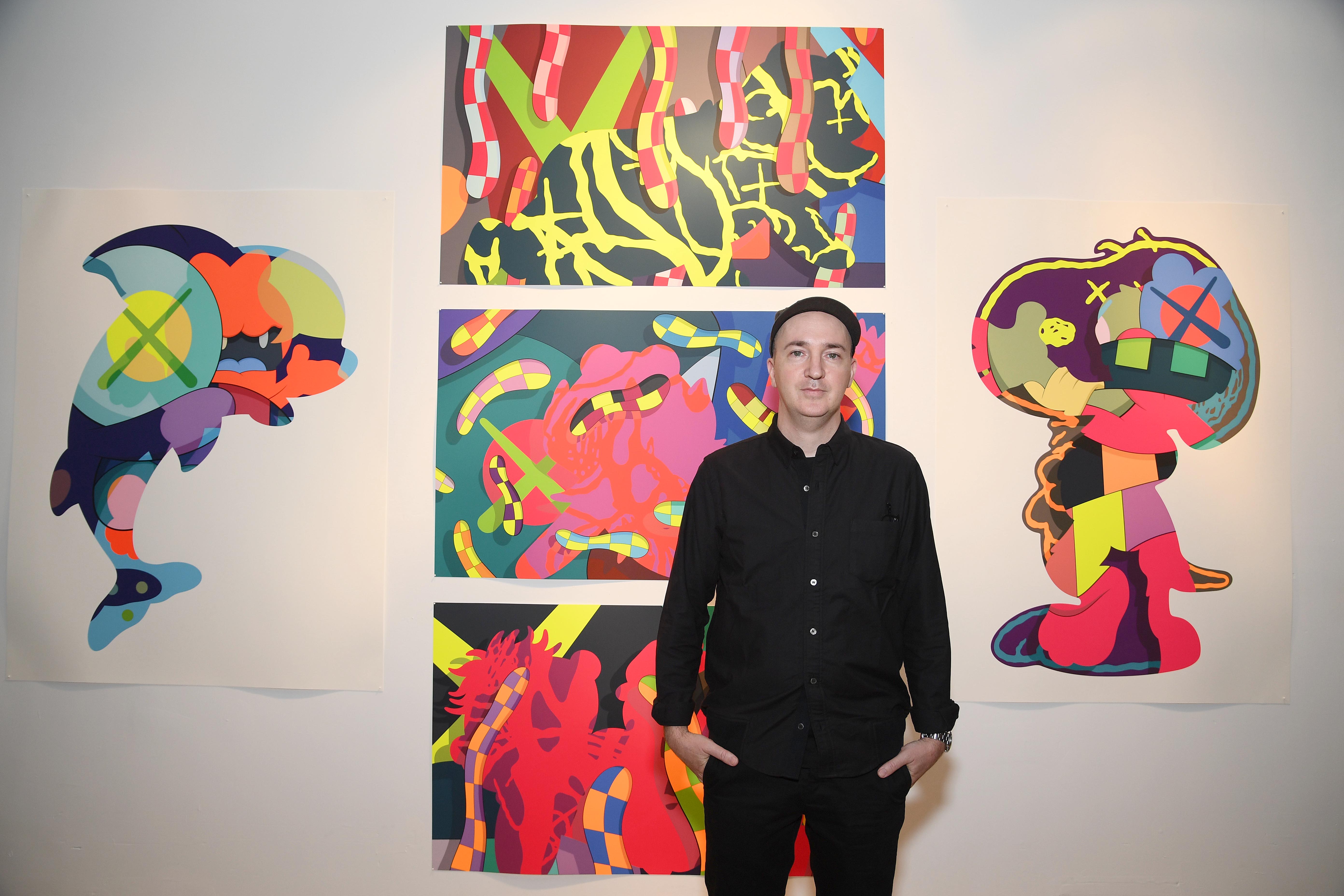 Kaws Along The Way painting