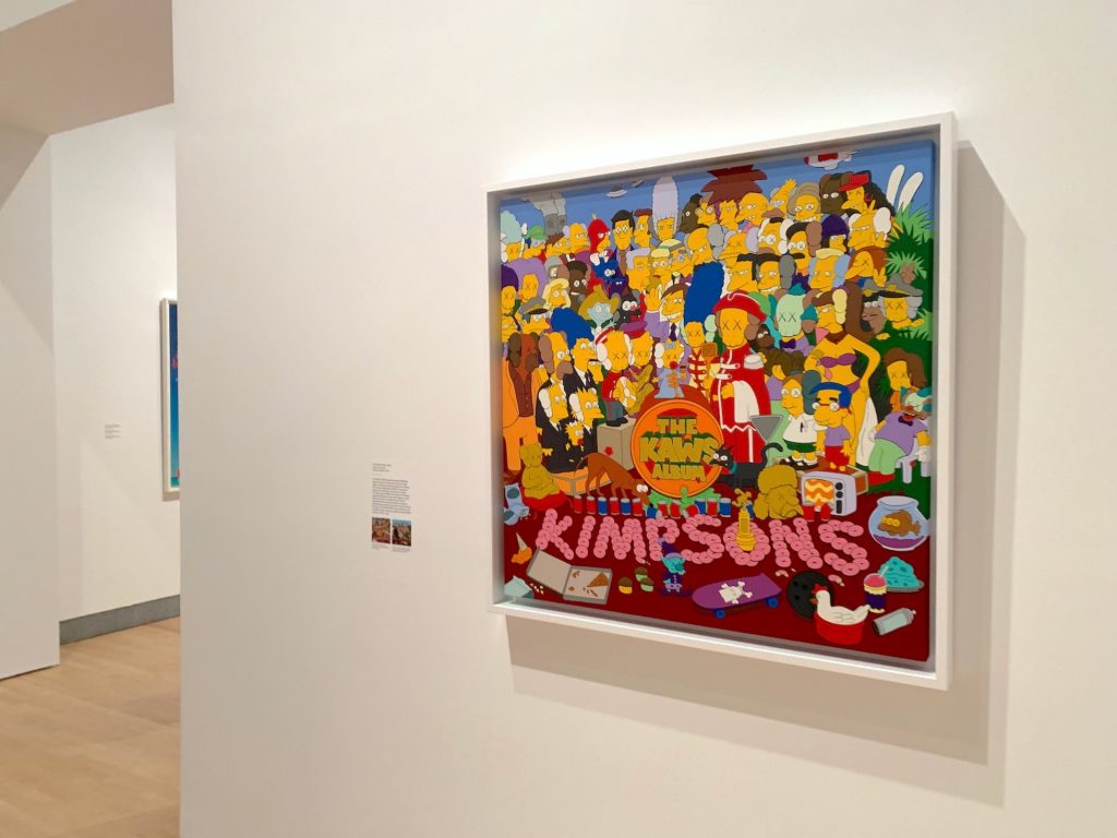 Kaws The Kimpsons painting