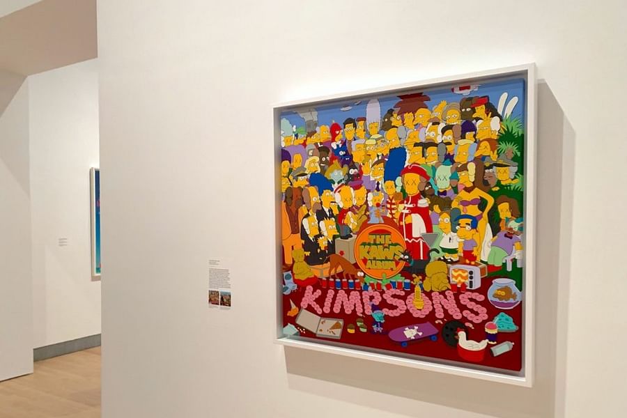 Kaws The Kimpsons painting