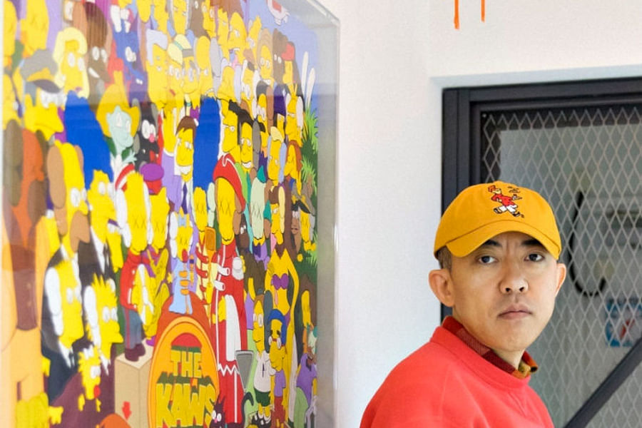 The KAWS Album painting