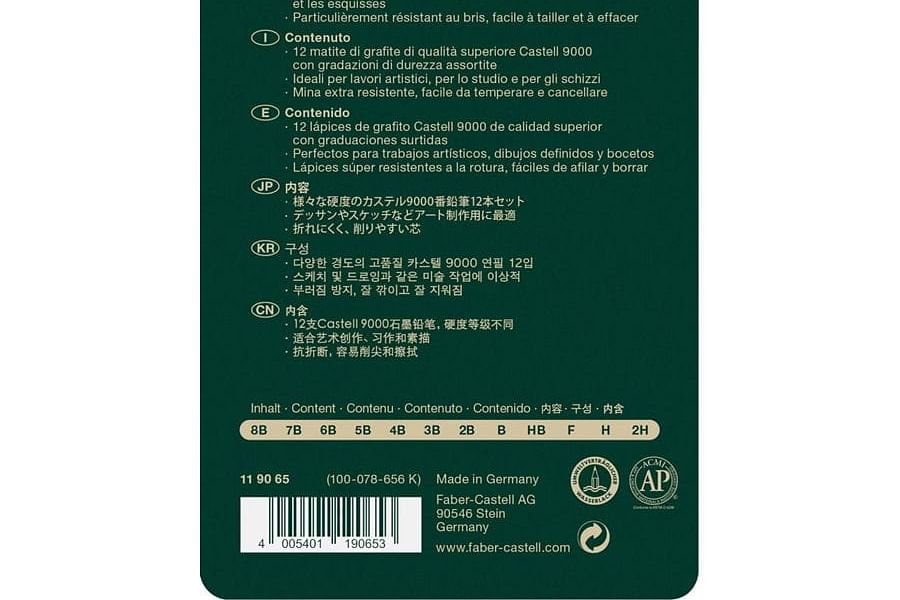 graphite pencils set for artists