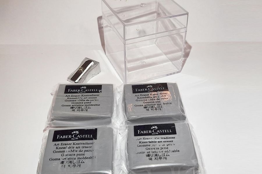 kneaded and plastic eraser set