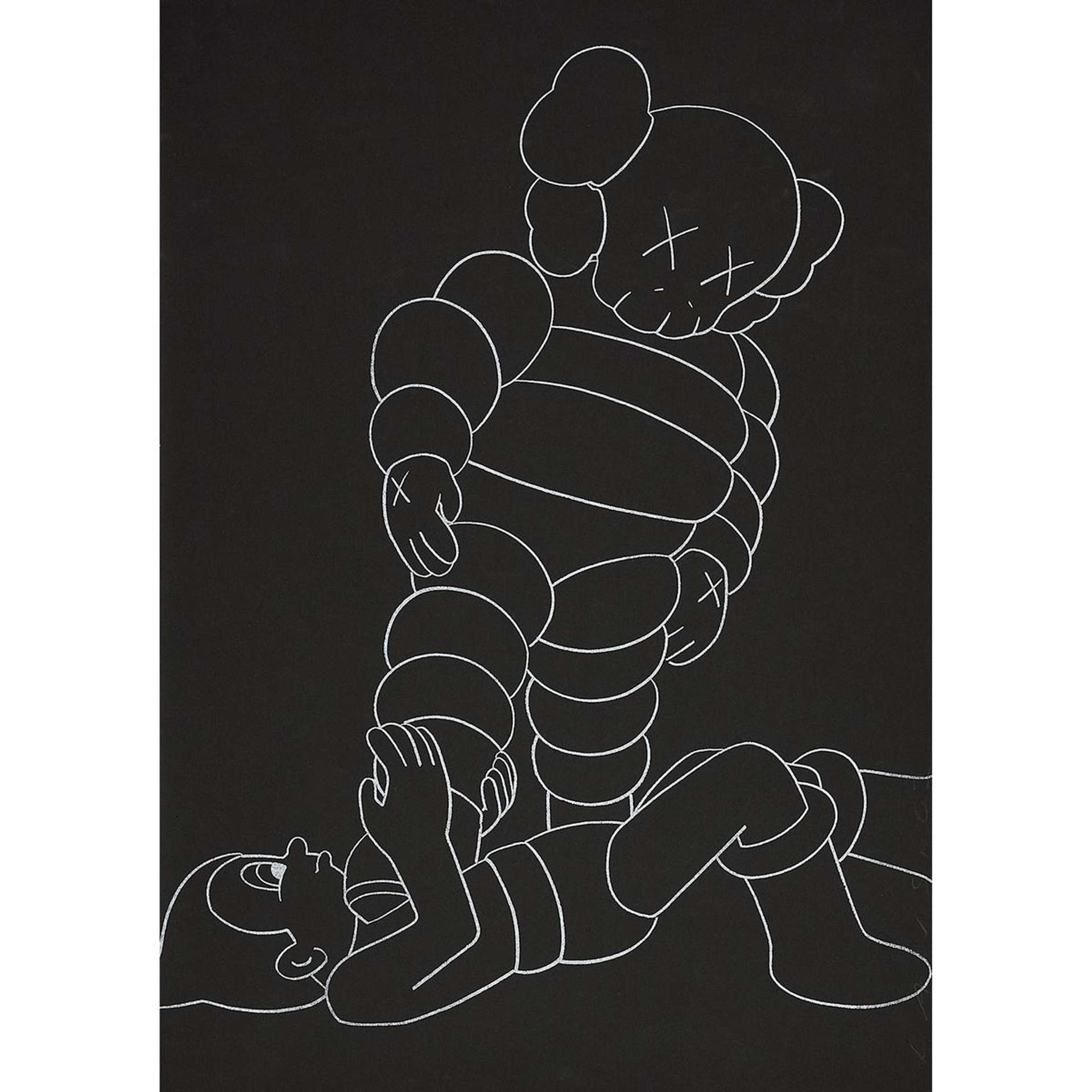 Kaws initial sketch