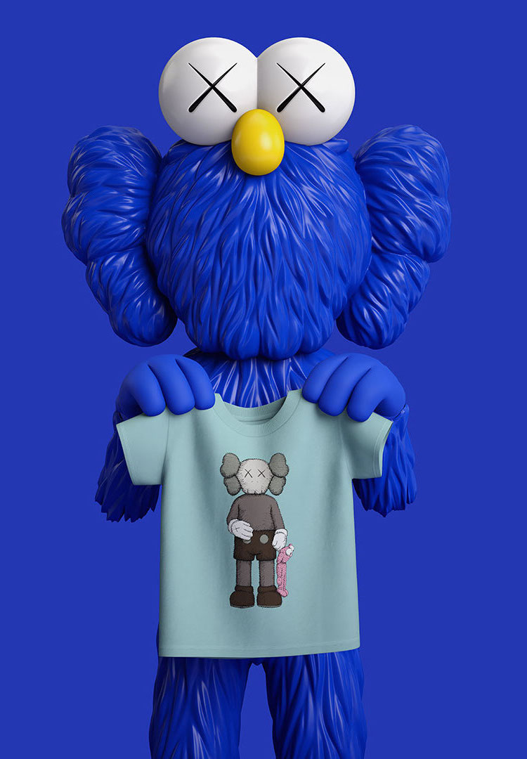 Kaws wallpaper final design