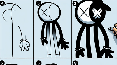 Step-by-Step: How to Draw Kaws Characters for Beginners