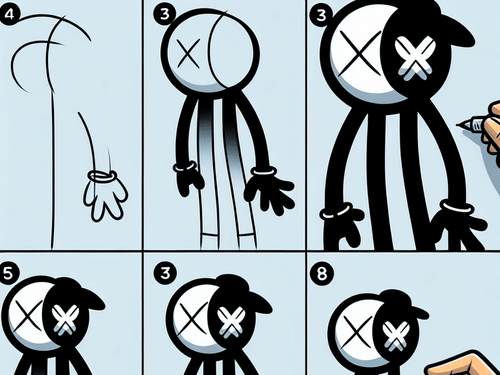 Step-by-Step: How to Draw Kaws Characters for Beginners
