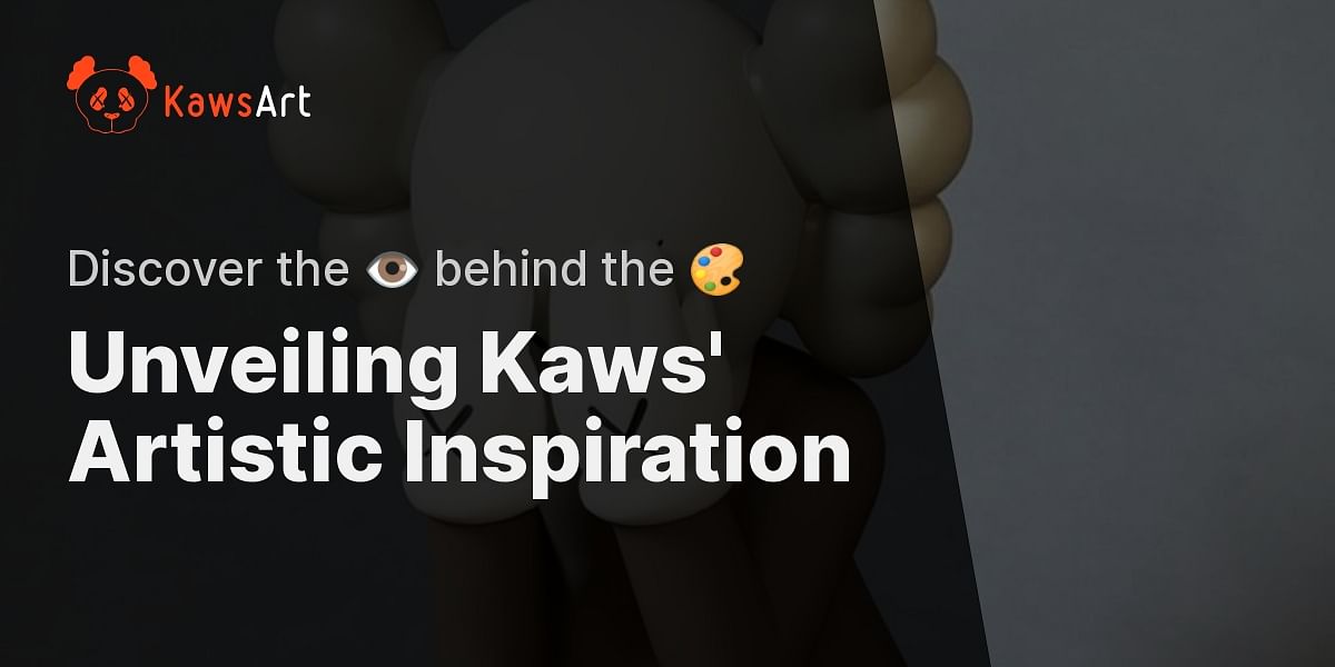 What is the inspiration behind Kaws' artwork?