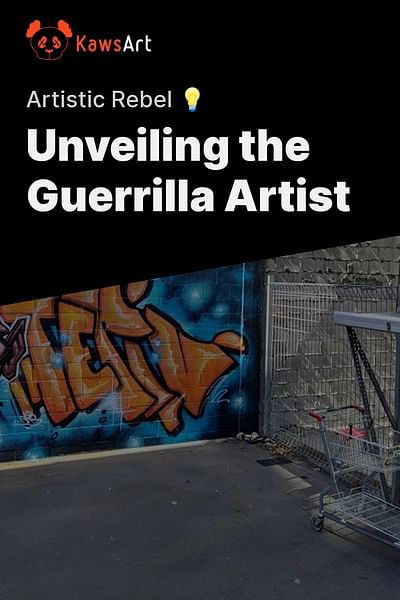 Unveiling the Guerrilla Artist - Artistic Rebel 💡